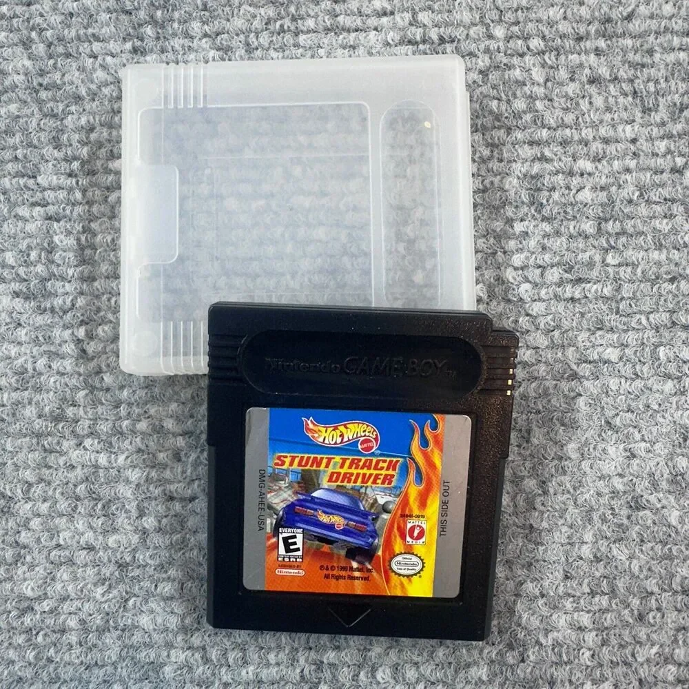 Vtg Hot Wheels: Stunt Track Driver Nintendo Gameboy Game Boy Authentic Tested